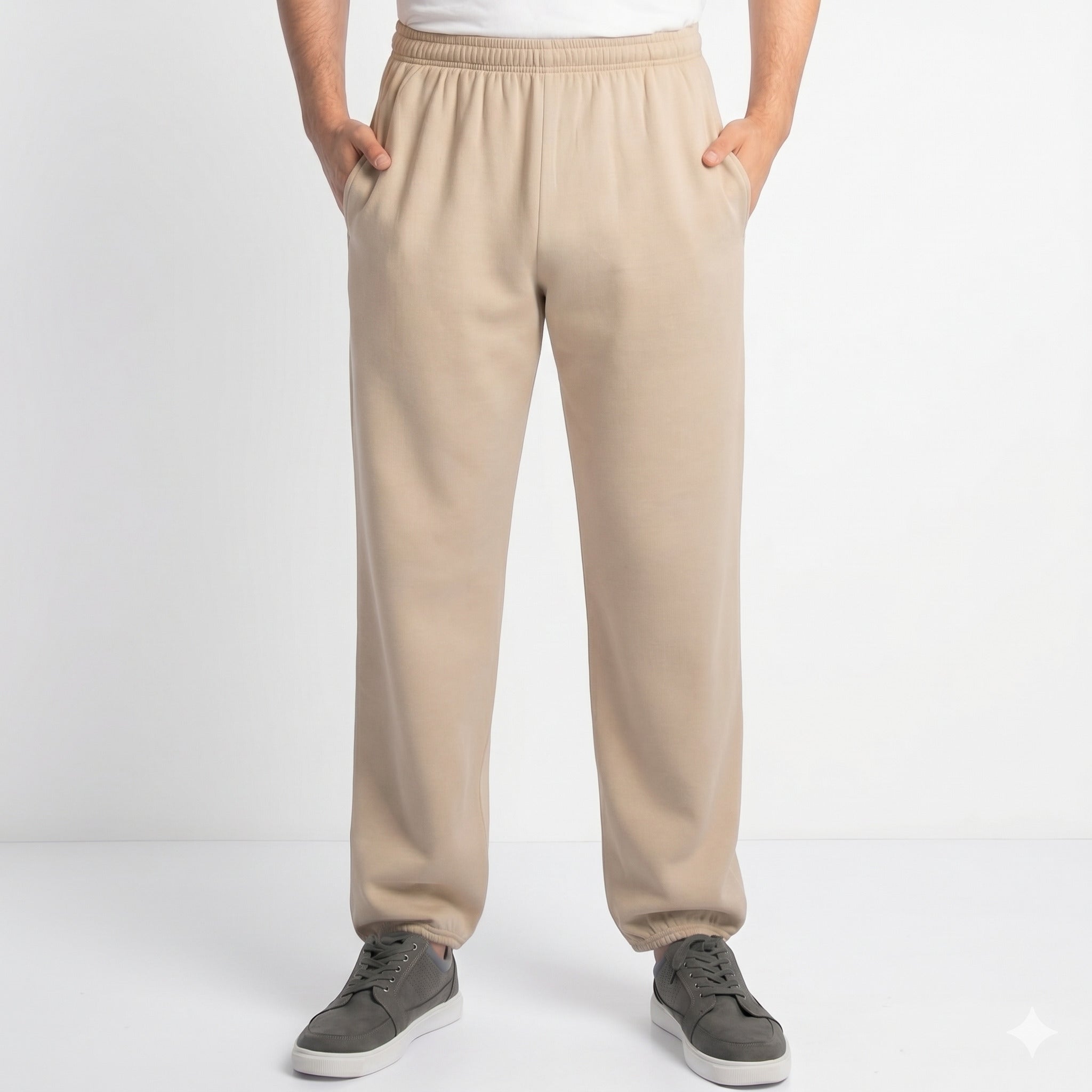 Pantalón de buzo beige urbano hombre - Lima