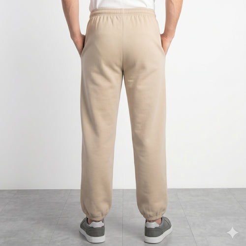 Pantalón de buzo beige urbano hombre