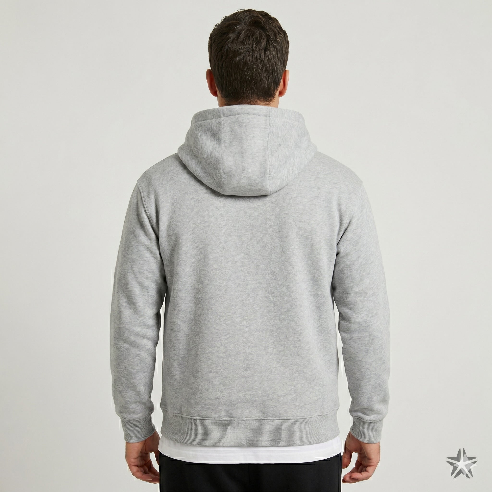 Polera Essential – Gris Jaspeado