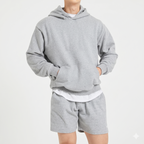 Polera Essential – Gris Jaspeado