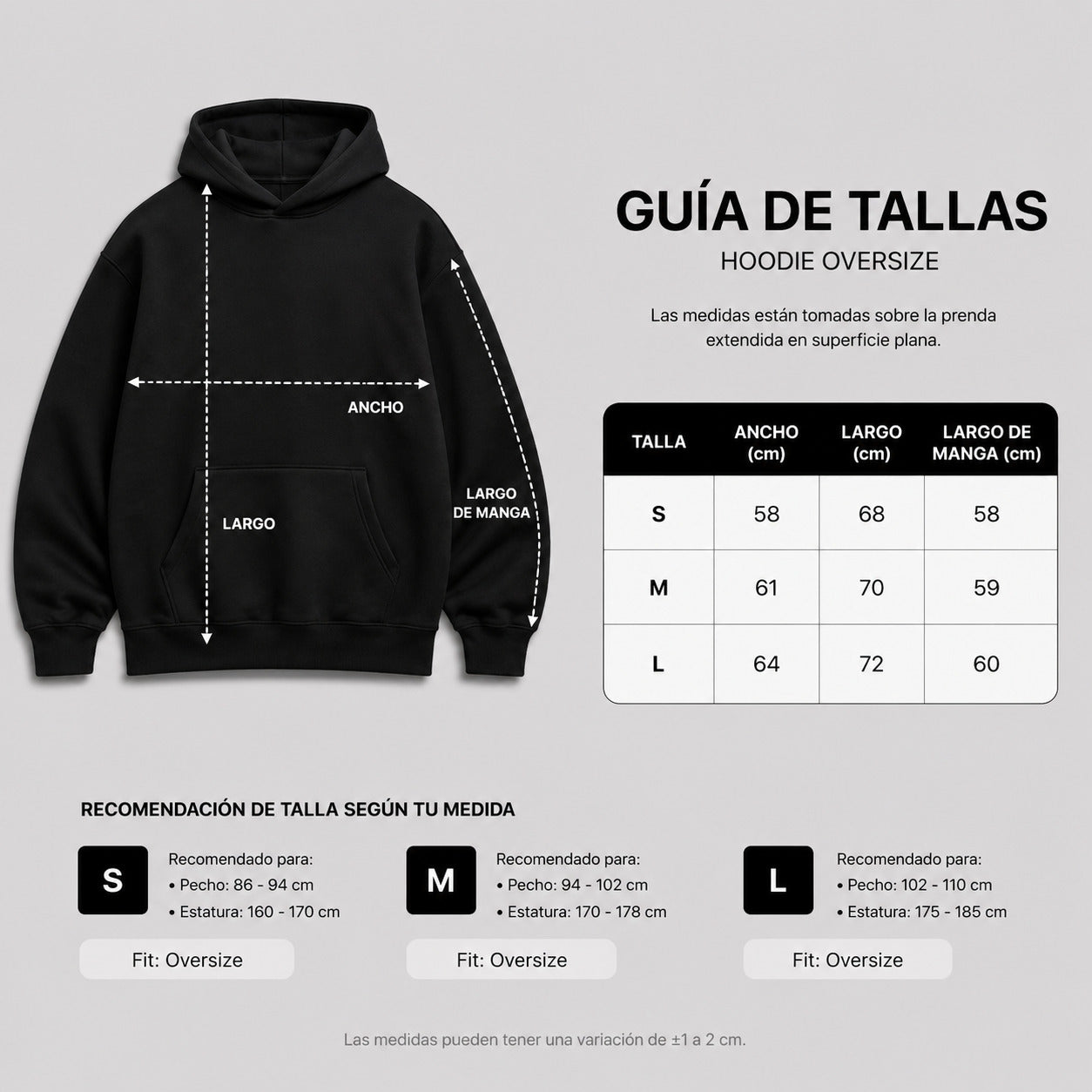Polera Essential – Negra