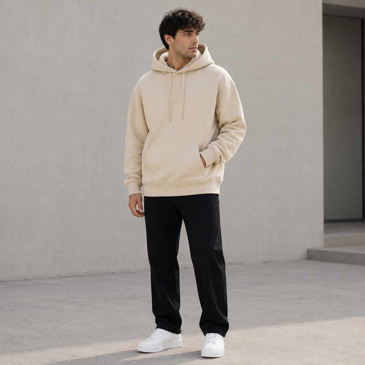 POLERA HOODIE OVERSIZE PREMIUM