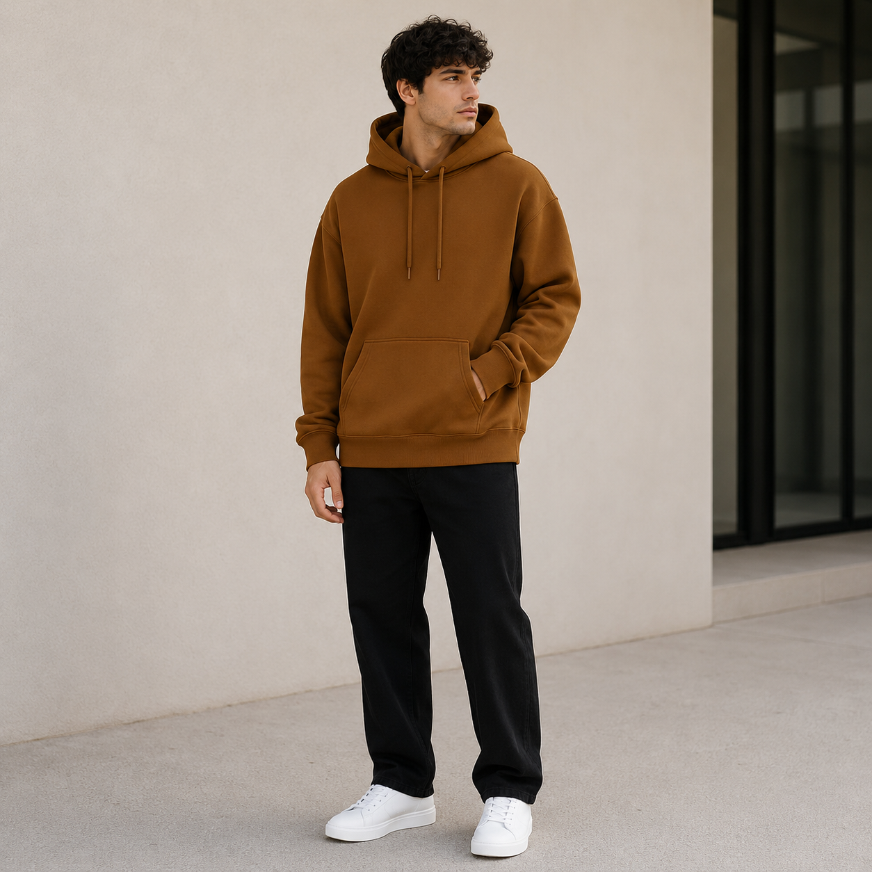 POLERA HOODIE OVERSIZE PREMIUM