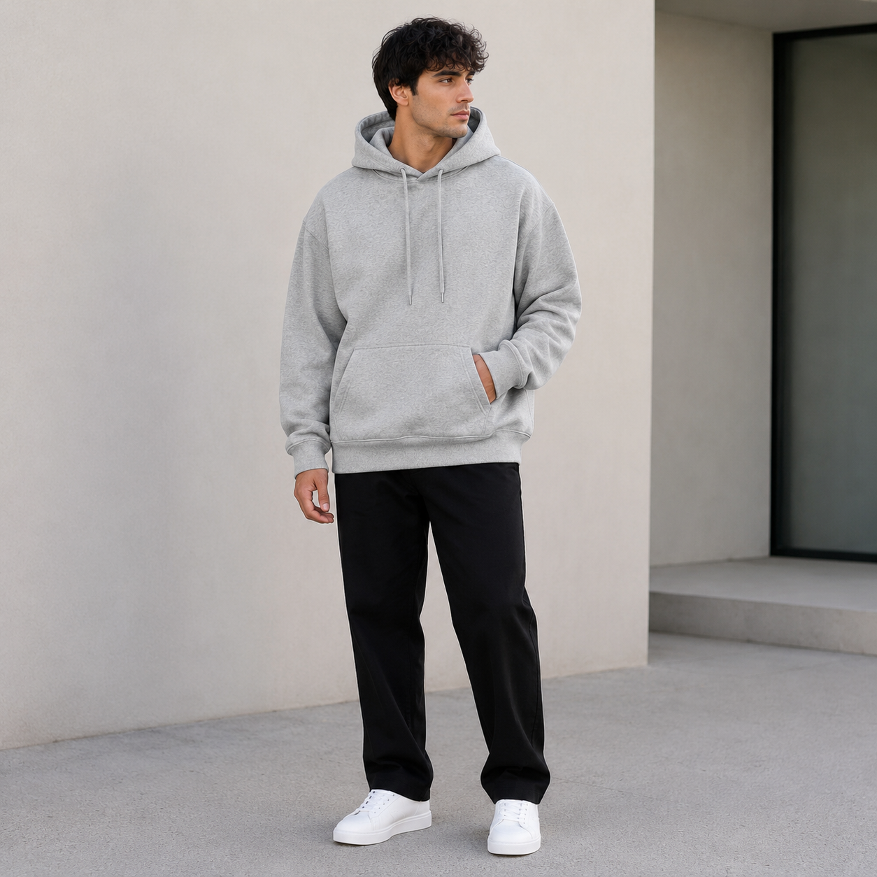 POLERA HOODIE OVERSIZE PREMIUM