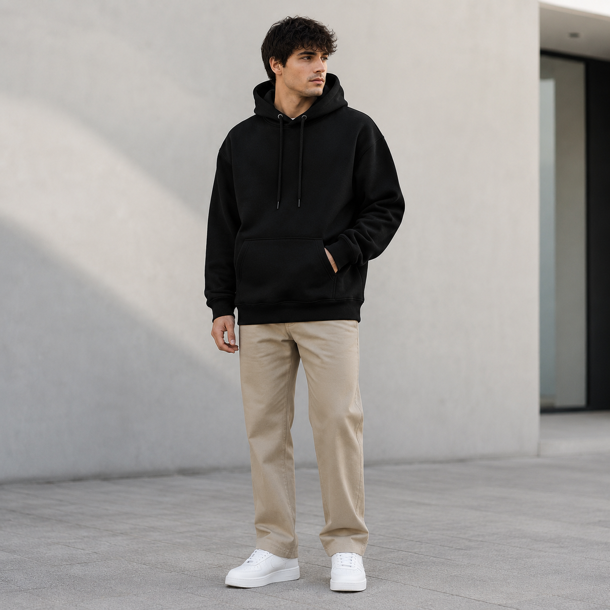 POLERA HOODIE OVERSIZE PREMIUM