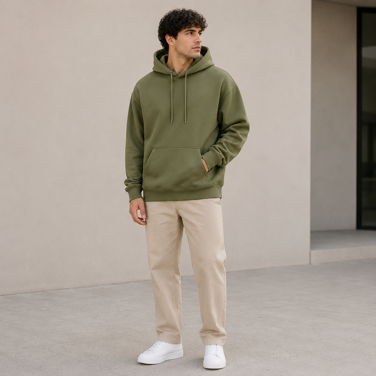 POLERA HOODIE OVERSIZE PREMIUM
